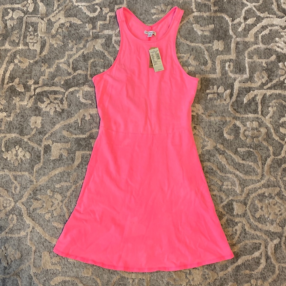 American Eagle hot pink mini dress